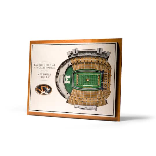 NCAA 5-Layer StadiumView Wall Art By Youthefan in Missouri Tigers | 13" x 17" x .63" | Michaels®